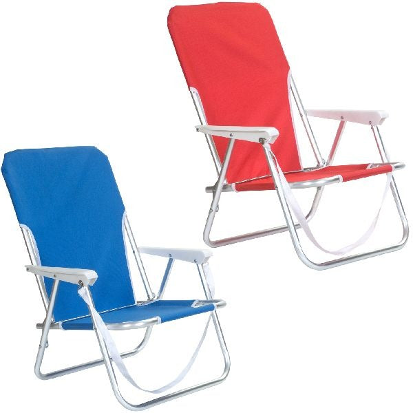 Sommerlicher Mix-Match-Strandstuhl aus Aluminium