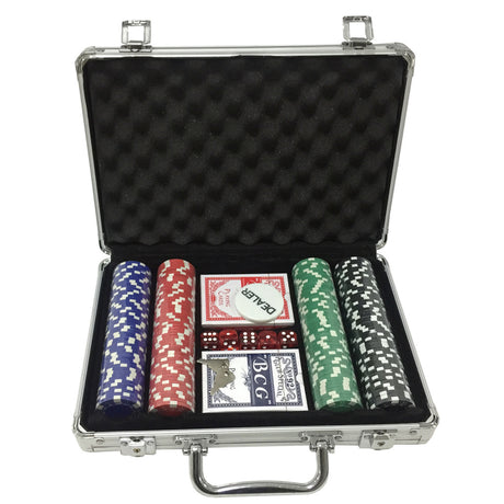 Clownspiele-Pokerset im Aluminiumkoffer