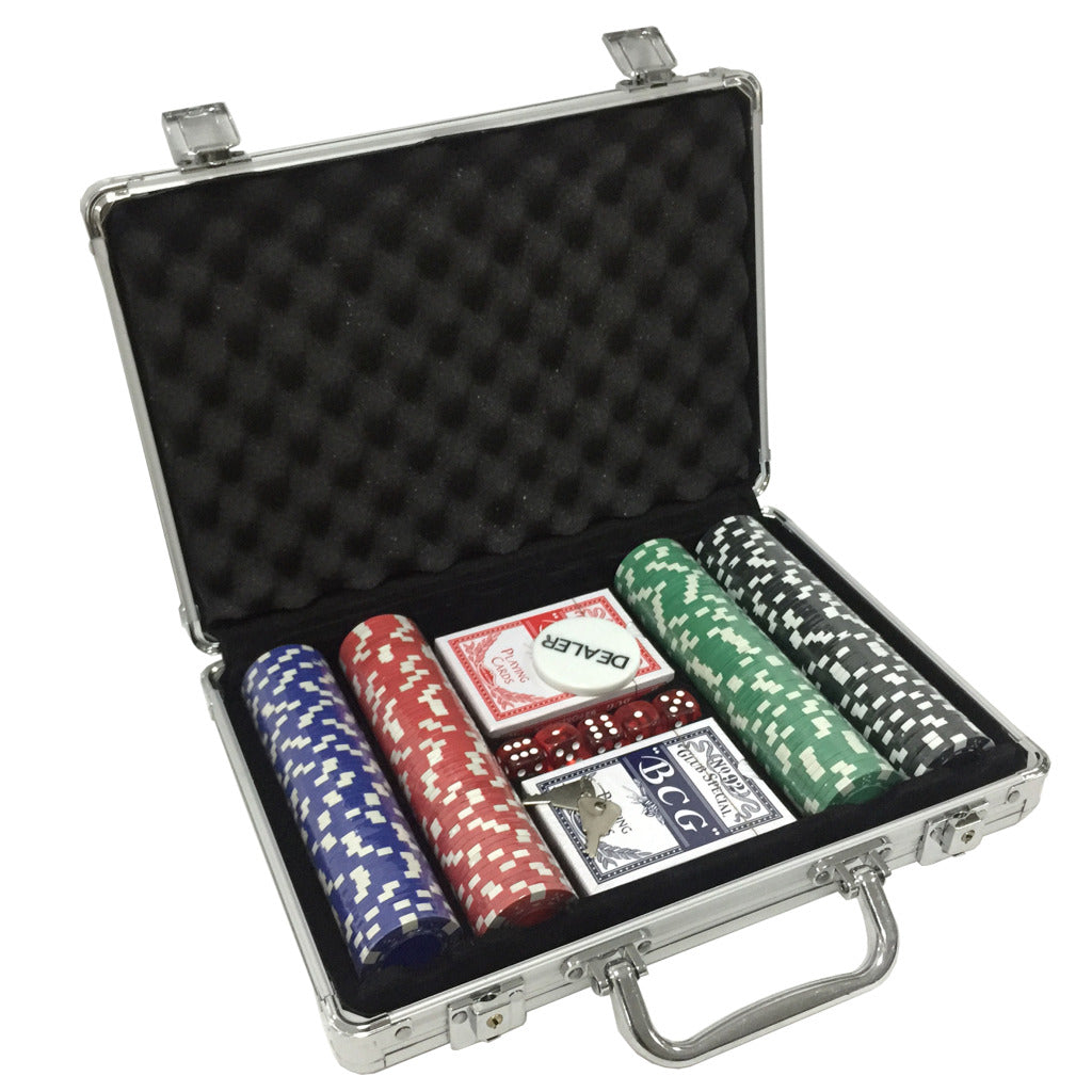 Clown Games Poker Set en la maleta de aluminio, 202dlg.