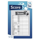 Clown Games Score Block fir Wierfel-Spill, 50 gefall