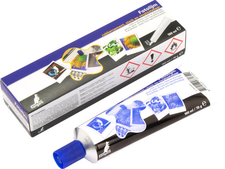 Kangaro k-450301 Fotokleber, 100 ml Gummizement, Tube im Karton