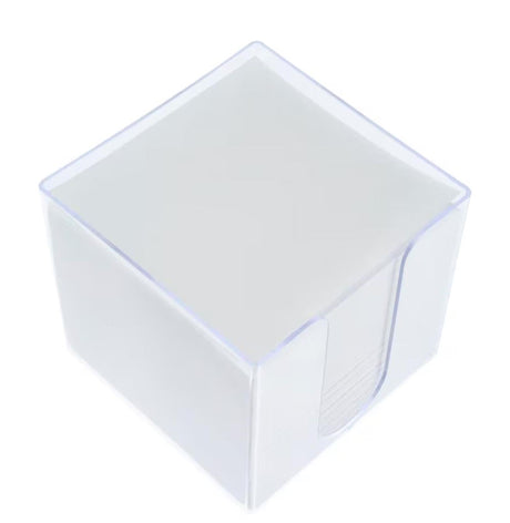 Känguru-Memowürfel transparent mit Würfelfüllung 9,5x9,5x9,5cm 700 Blatt