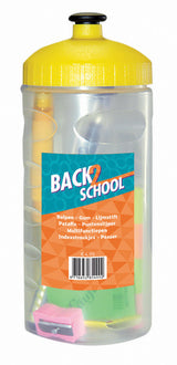 Kangaro K-7402 Becher mit Stift, Radiergummi, Kleber, Kompass usw.