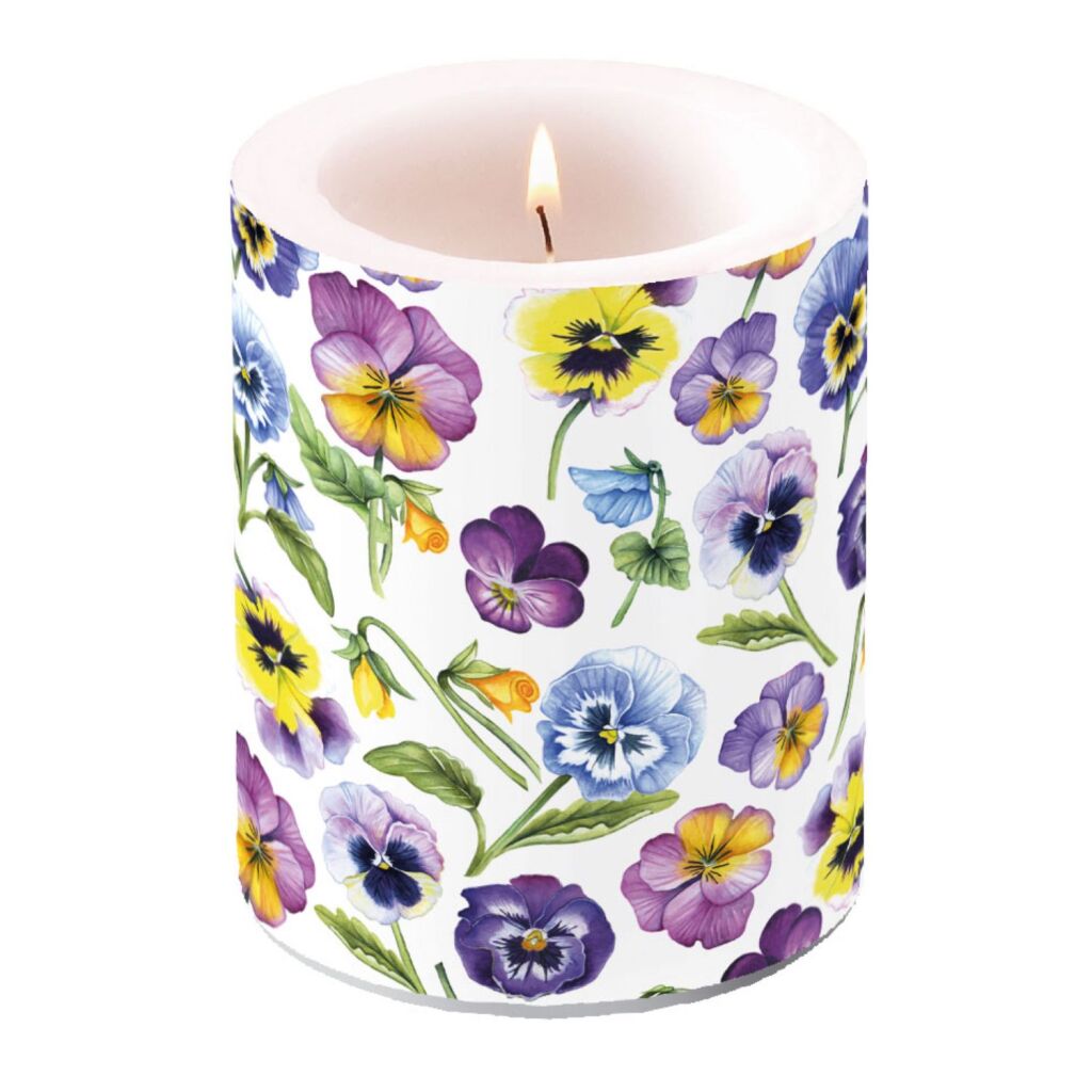 Ambient Candle Grands violets 75 heures 10x12 cm