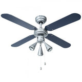 Bestron DLHB42S Deckenventilator mit Beleuchtung