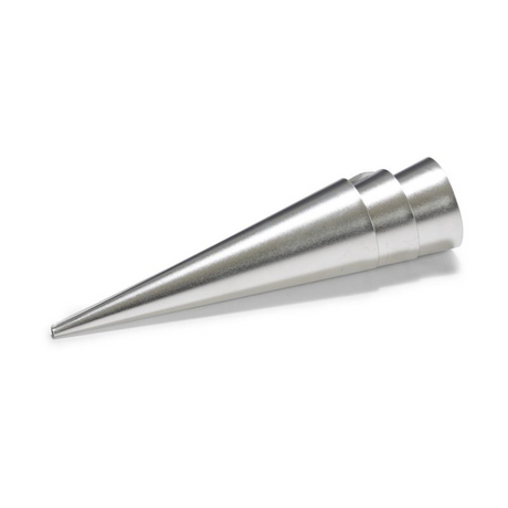 Patisse-Set cremefarbene Hörner, verzinnt, 3 Stück, 13 cm