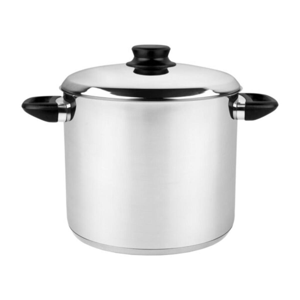 Andere Marken Suppentopf 8l Edelstahl schwarz