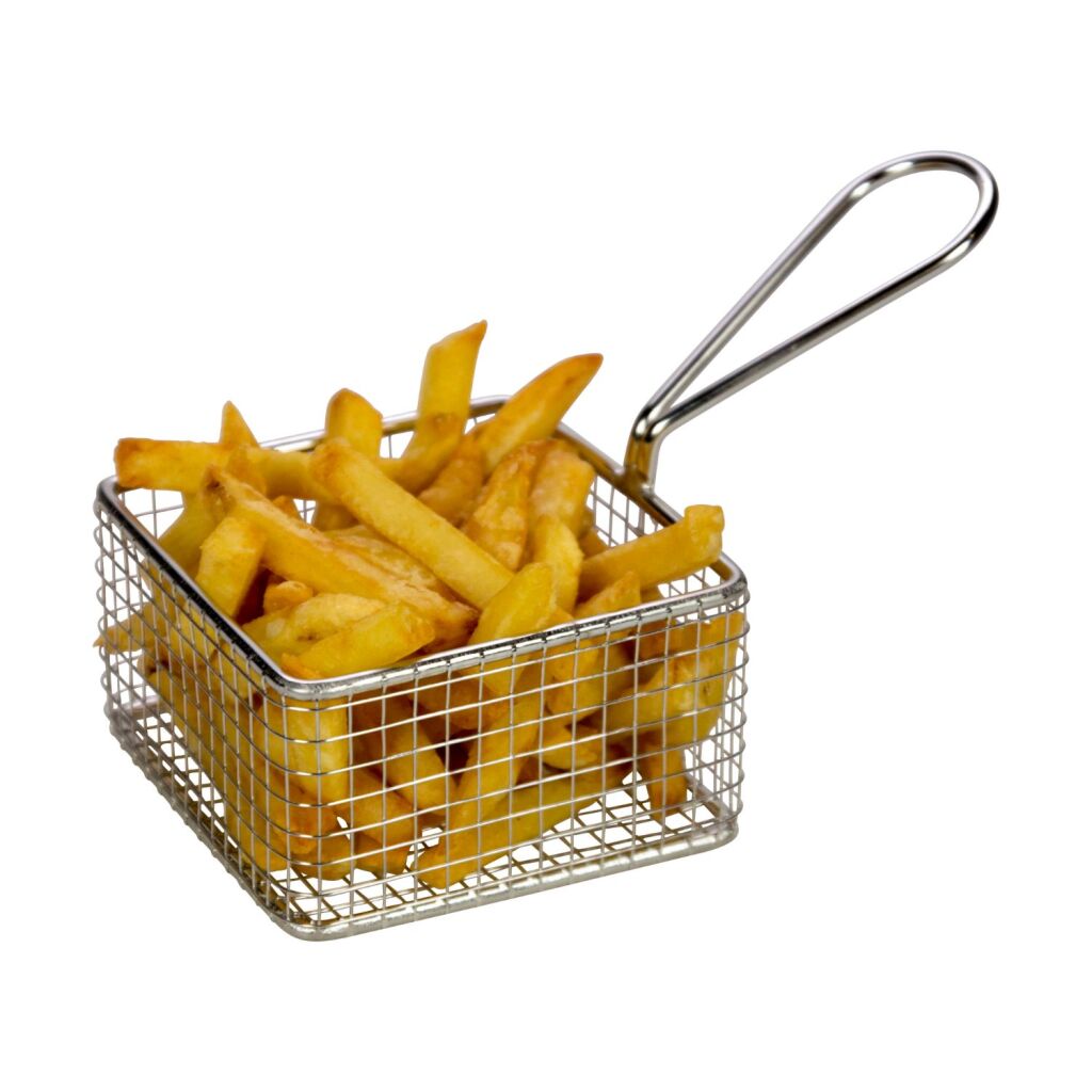 Gusta Pommes-Servierkorb aus Edelstahl