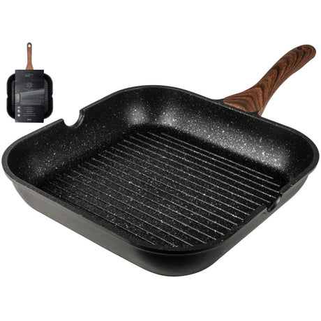 Gusta Granito Fuerte Steingrillpfanne 28 cm schwarzbraun