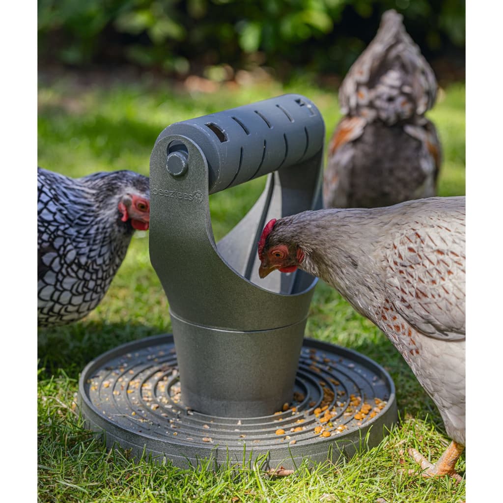 BEEZTEES BEEZTEES Play Tower for Chicken Food 30x30x30 cm Grey