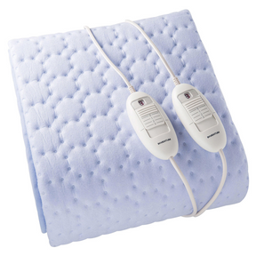 Inventum HN5211L Heizdecke für 2 Personen, 150 x 140 cm, hellblaues Fleece