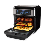 Inventum inventum gf1200hld mini oven 12l 1500w zwart rvs