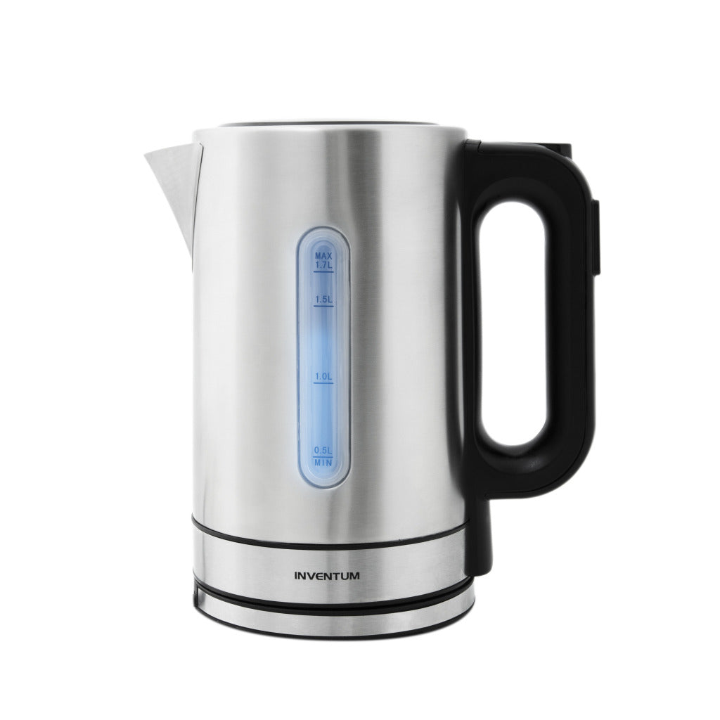 Inventum hw817d kabelloser Wasserkocher 2200 W 1,7 l Edelstahl schwarz