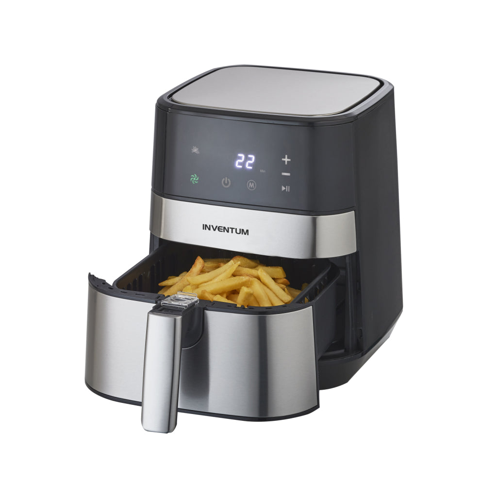 Inventum inventum gf350hld hetelucht friteuse 3.5l 1500w zwart rvs