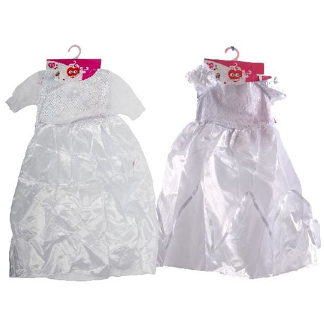 Weißes Slammer-Brautkleid für 3–6 Jahre