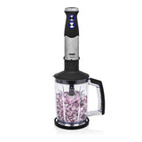 Princess 221221 Stabmixer-Set aus schwarzem Edelstahl