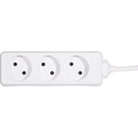 Scanpart Tischsteckdose 3-fach z.ra und 3,0 m Kabel