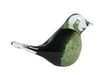 Skulptur Vogel grünes Glas 15x7x9,5cm