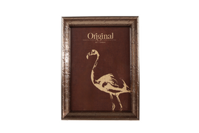 Fotorahmen Flamingo 13x18cm Polystone - Gold
