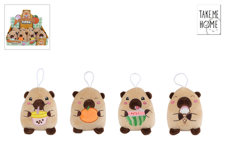 Plüsch-Capybara-Kuscheltier „Nimm mich mit nach Hause“ – 14 cm