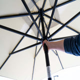 Madison Parasol Corsica 200x250 cm szary