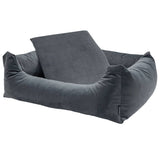 Madison Madison Dog Bed Velvet 120x95x28 cm szary