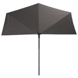 Madison Balkon Parasol Wave 270x150 cm jasnoszary