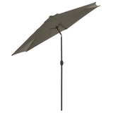 Madison Parasol Tenerife krog 300 cm siva