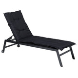 Madison Lounger poduszka podstawowa 200x60 cm czarna