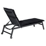 Madison Liegeauflage Basic 200x60 cm schwarz