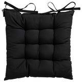 Madison Sitzkissen Panama 46x46 cm schwarz