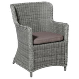 Madison sedeža blazina za Wicker Garden stol Panama 48x48 cm taupe