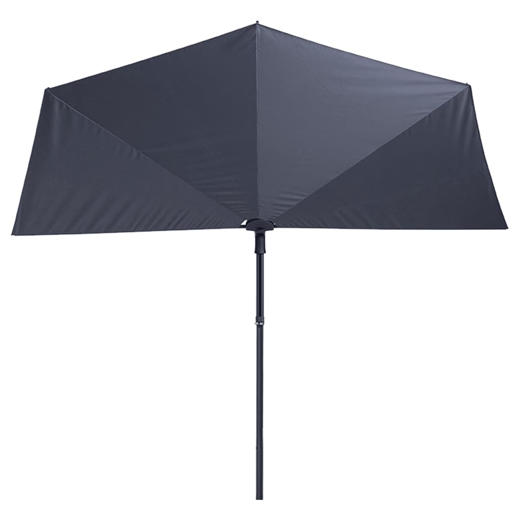 Madison Balkon Parasol Wave 270x150 cm Gray Pac3p014