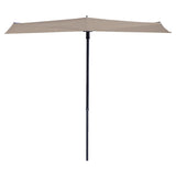 Madison balkong parasol solbølge 270x150 cm ecru pac3p016