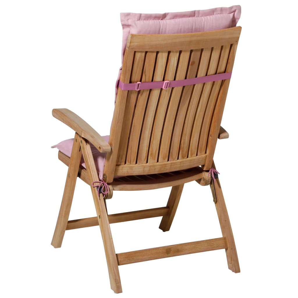 Madison chair cushion with high back panama 123x50 cm soft pink