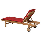 Madison Lounger poduszka Panama 200x60 cm cegła czerwona