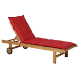 Madison Lounger poduszka Panama 200x60 cm cegła czerwona