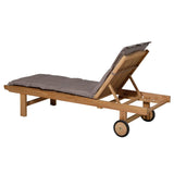 Madison Lounger Kissen Basic 200x60 cm Taupe