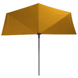 Madison Balcony Parasol Sun Wave 270x150 cm jaune doré