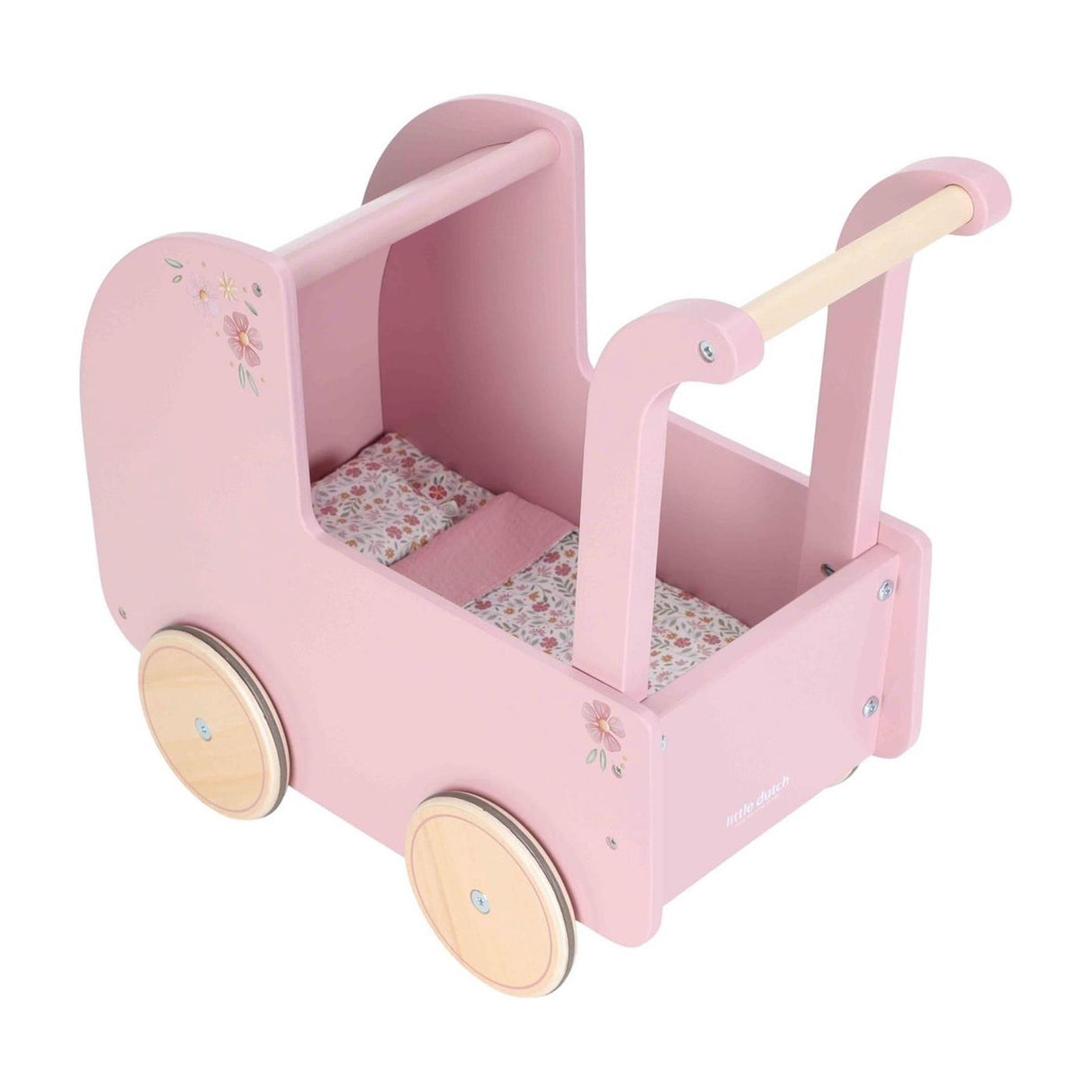 Little dutch houten poppenwagen