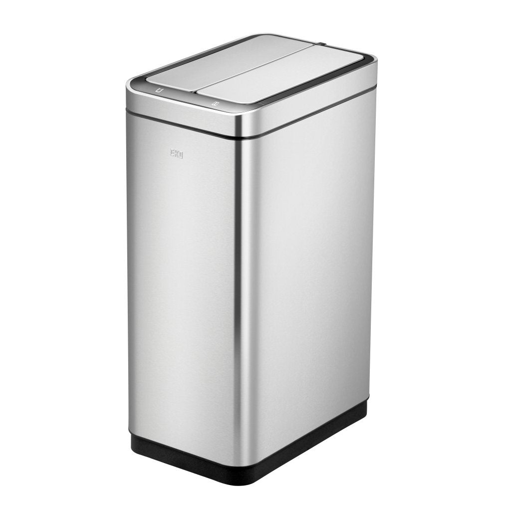 Eko Deluxe Phantomsensor Abfallbehälter 30l mattierter Edelstahl