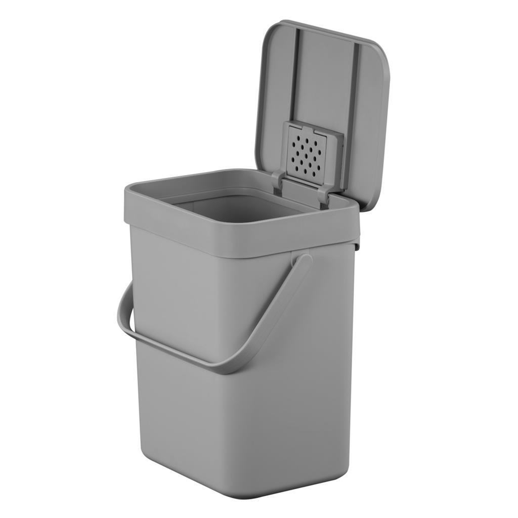 Eko eko puro ii foodwaste caddy afvalemmer 5l grijs