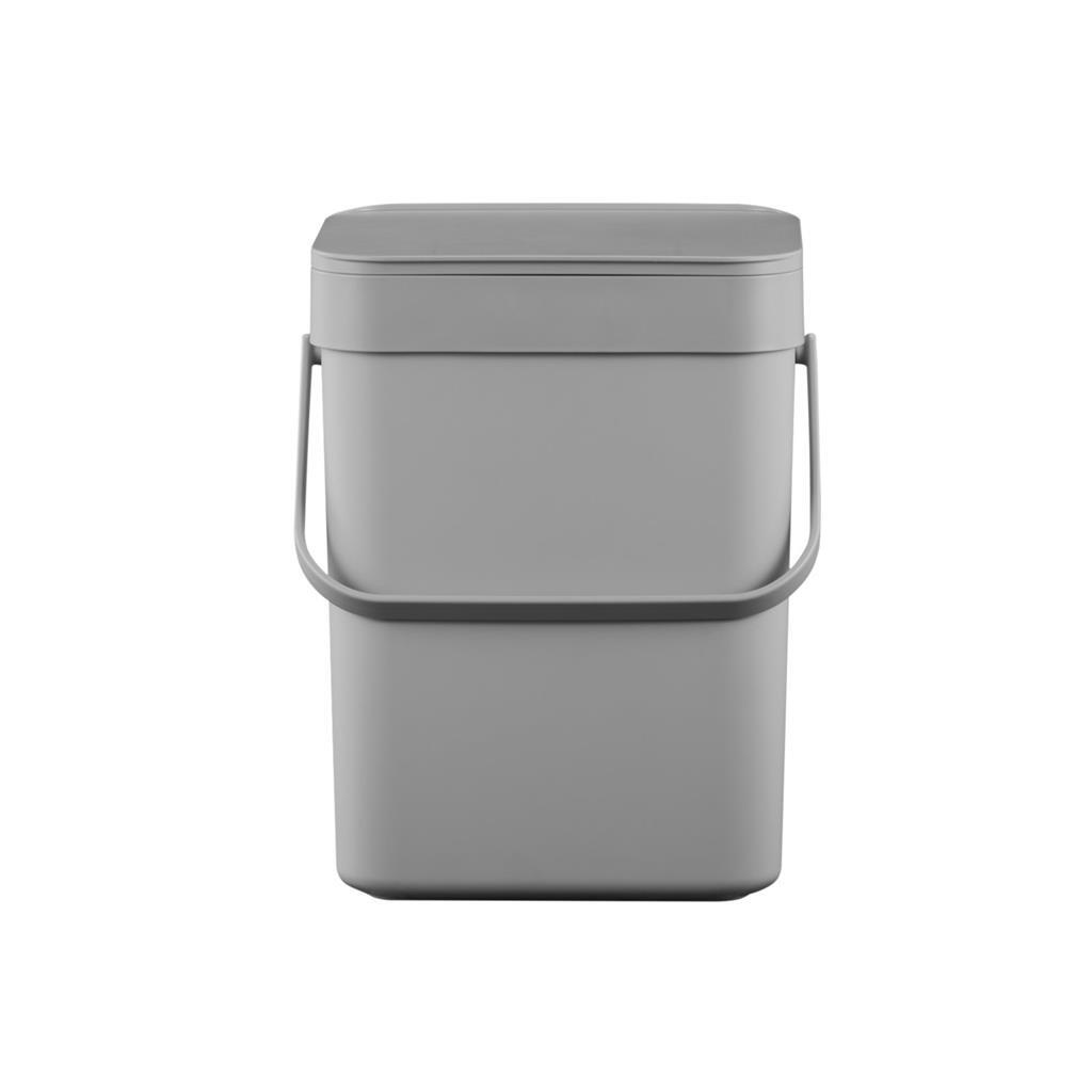 Eko eko puro ii foodwaste caddy afvalemmer 5l grijs