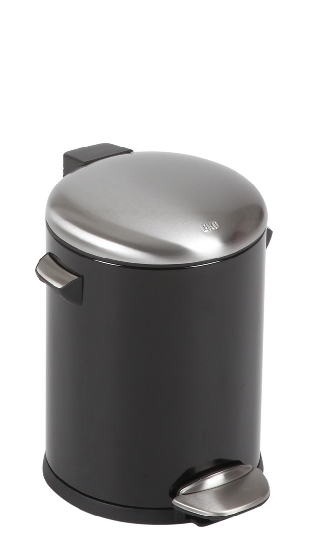 Eko Belle Deluxe Treteimer 5l - Schwarz