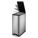 EKO Pedal Binemer Ecoslim 2x20 l Matte Silber -gelöscht