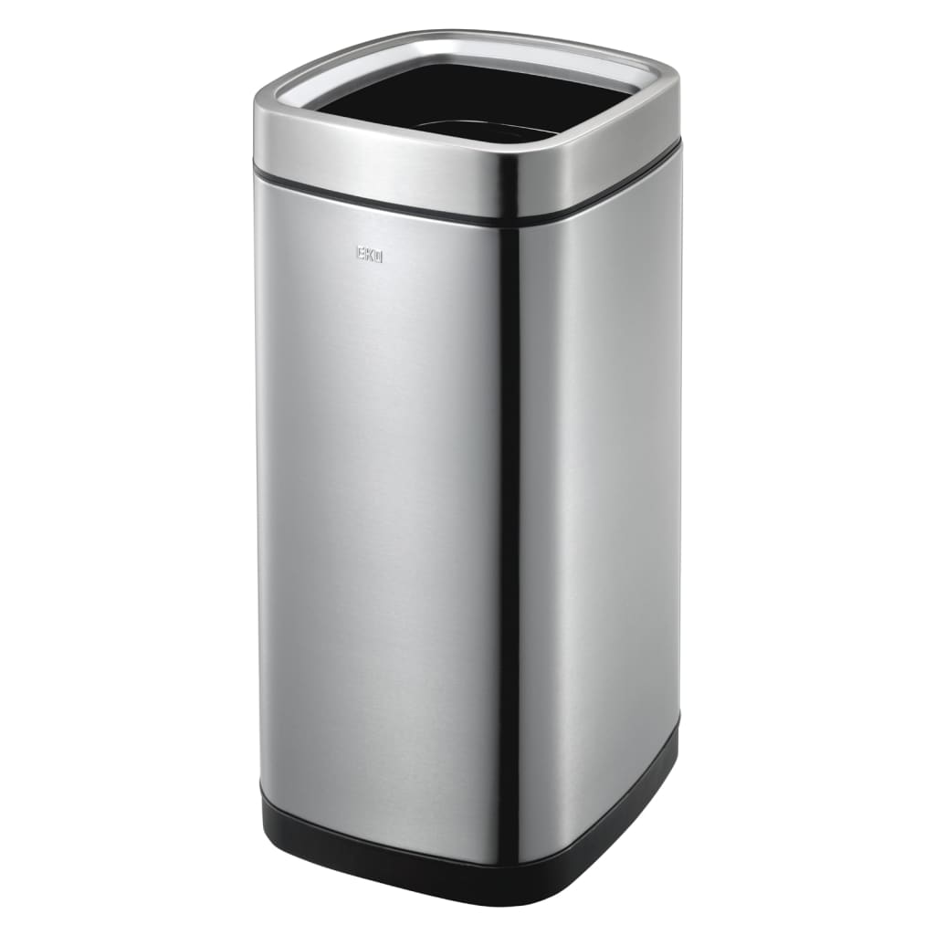 EKO Abfallbehälter Laguna 35 l Matte silberfarben