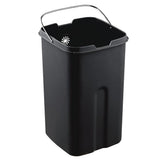 EKO Abfallbehälter Laguna 35 l Matte silberfarben