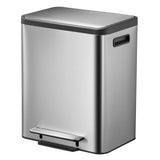 Eko Eko Pedal Bin Ecocasa 30 L Matzilverkleg