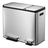 Eko Eko Pedal Bin Ecocasa 3x15 L MAT Silver -colorato