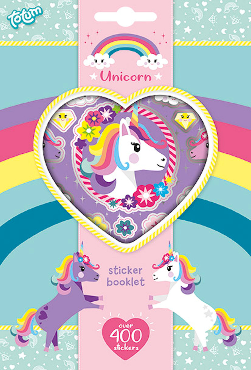 Totum Einhorn-Stickerbögen, 4 Stk.